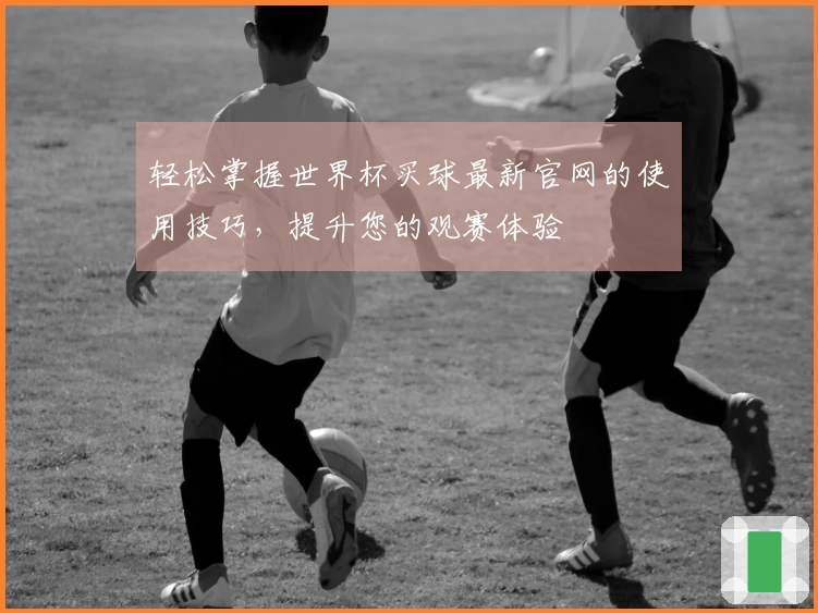轻松掌握世界杯买球最新官网的使用技巧,提升您的观赛体验